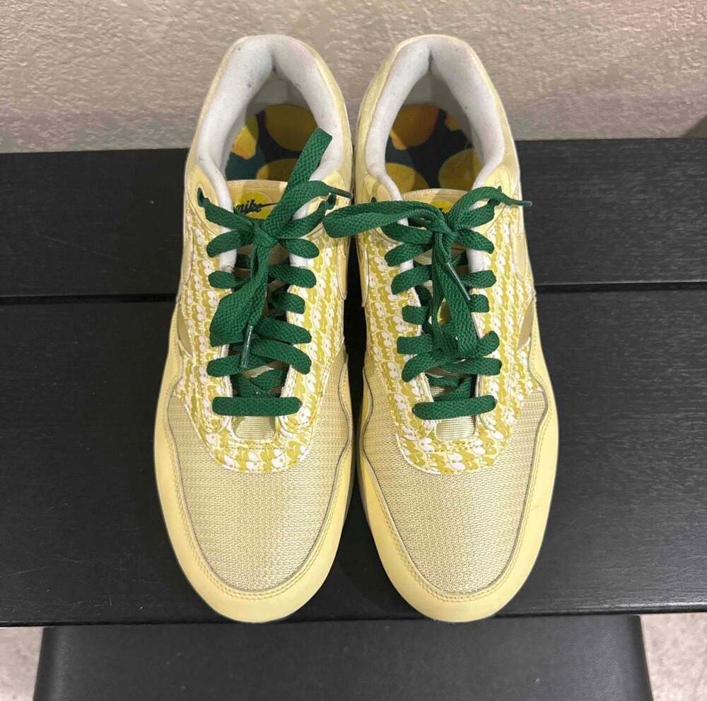 Nike Air Max 1 PRM 'Lemonade' 2020 Size 11 CJ0609-700 - Picture 3 of 10